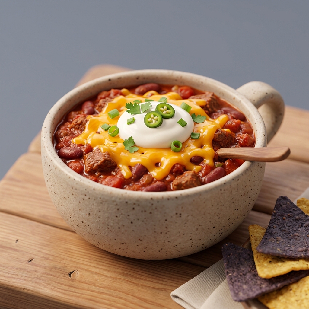 Family Slow-Simmered Homemade Chili