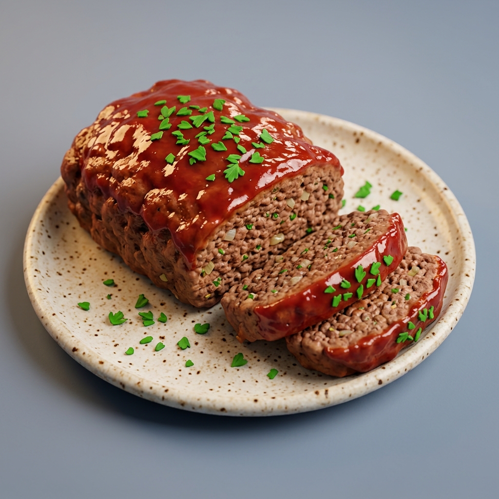 Homestyle Meatloaf with Tangy Glaze