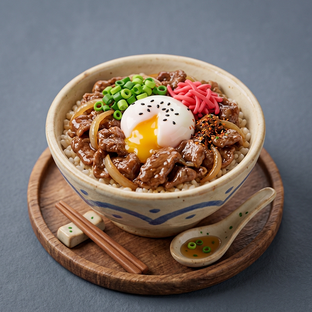 Gyudon (Japanese Beef & Rice Bowls)