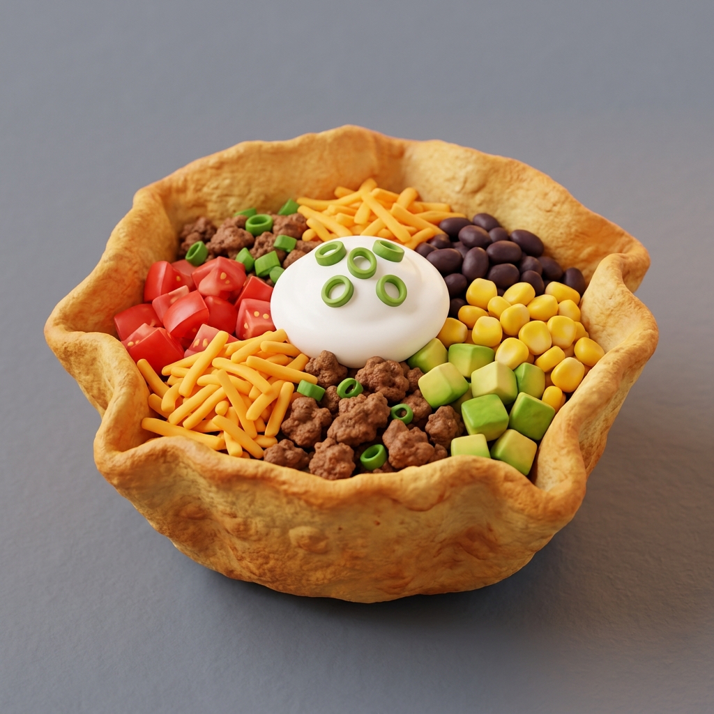 Classic Crispy Beef Taco Salad